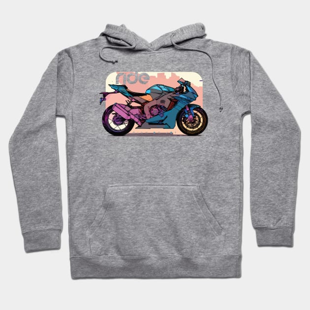 Ride fireblade cyber Hoodie by NighOnJoy